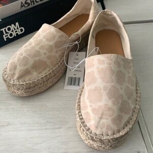 NWT Splendid Slip On Platform Espadrilles Sz 9